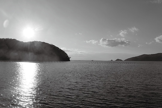 月浦の夕景