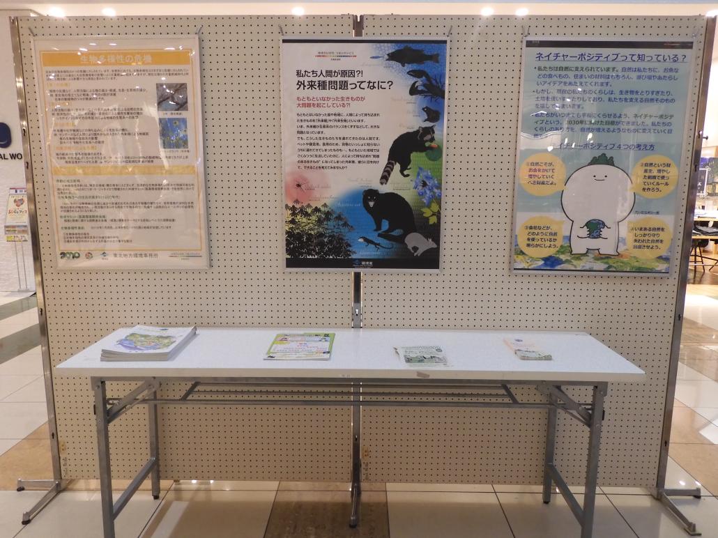イオンモール石巻ＳＤＧｓフェス　パネル展示（環境課）