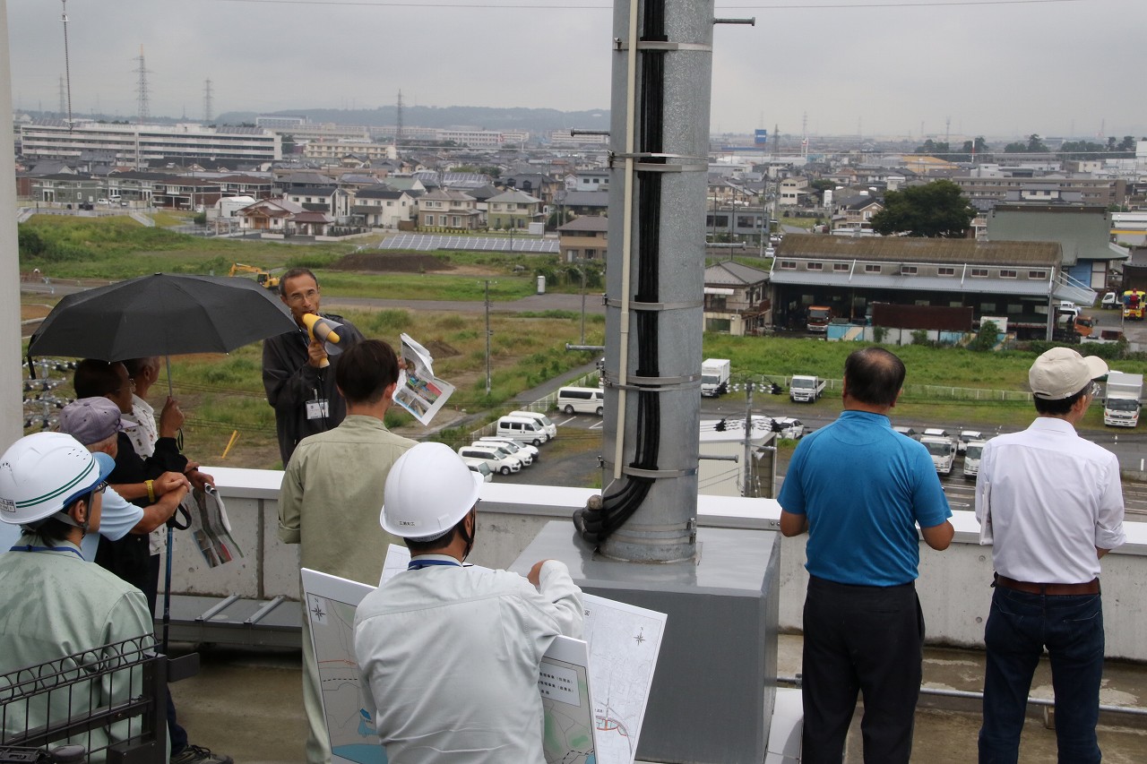 石巻港湾合同庁舎からの眺望