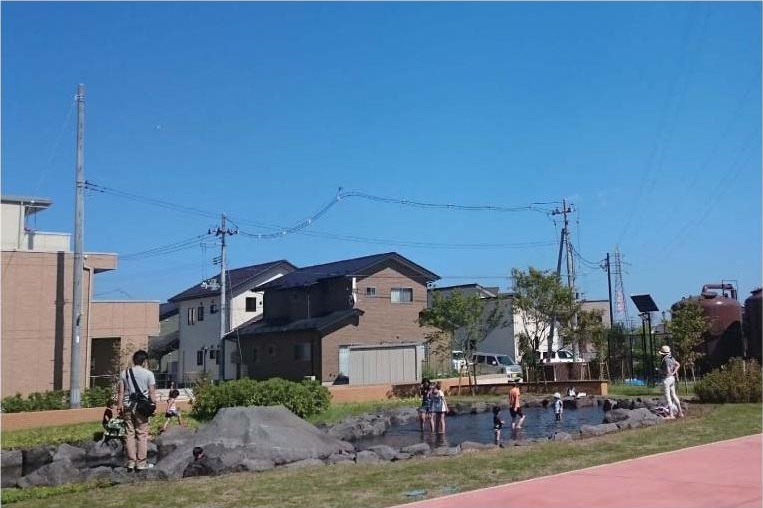 新蛇田地区水辺の空間