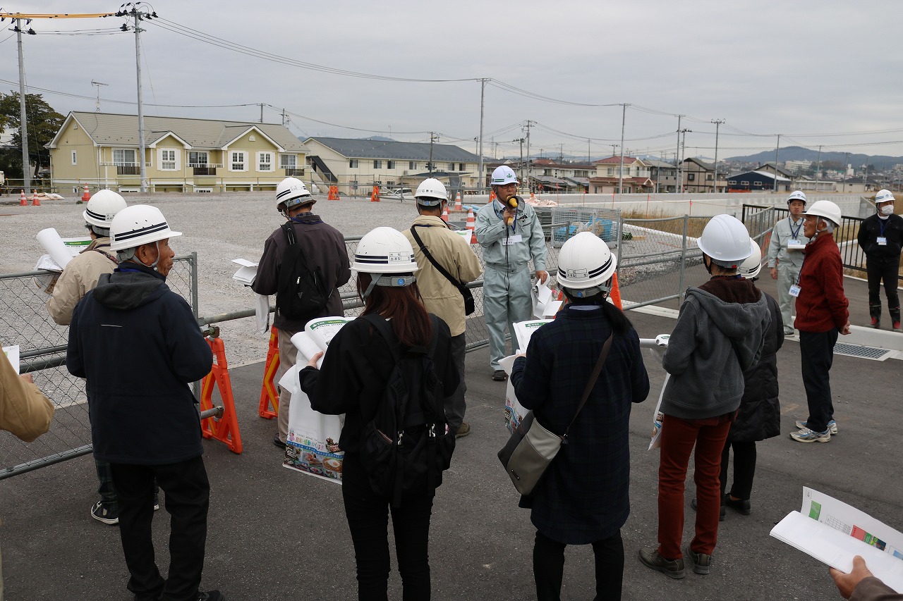 ＜門脇流留線道路工事＞