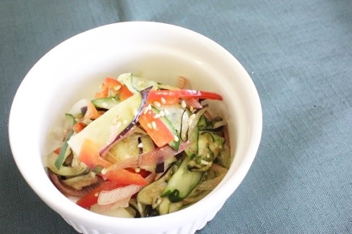 夏野菜レシピ和風ピクルス