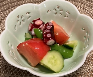 夏野菜の中華あえ