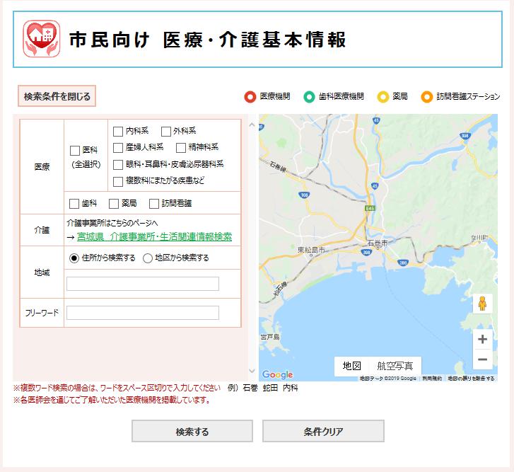 市民向け 医療・介護基本情報