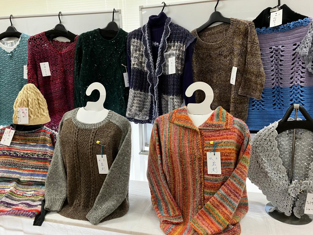 手編み作品例の画像