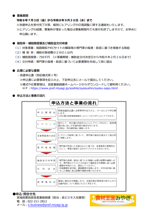 食品製造業経営力強化サポート事業