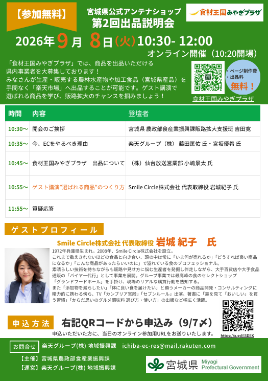 第2回出品説明会