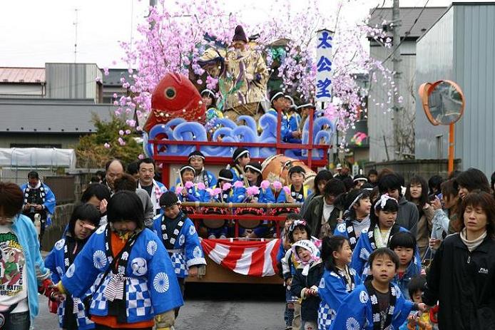 河南鹿嶋ばやし山車祭り