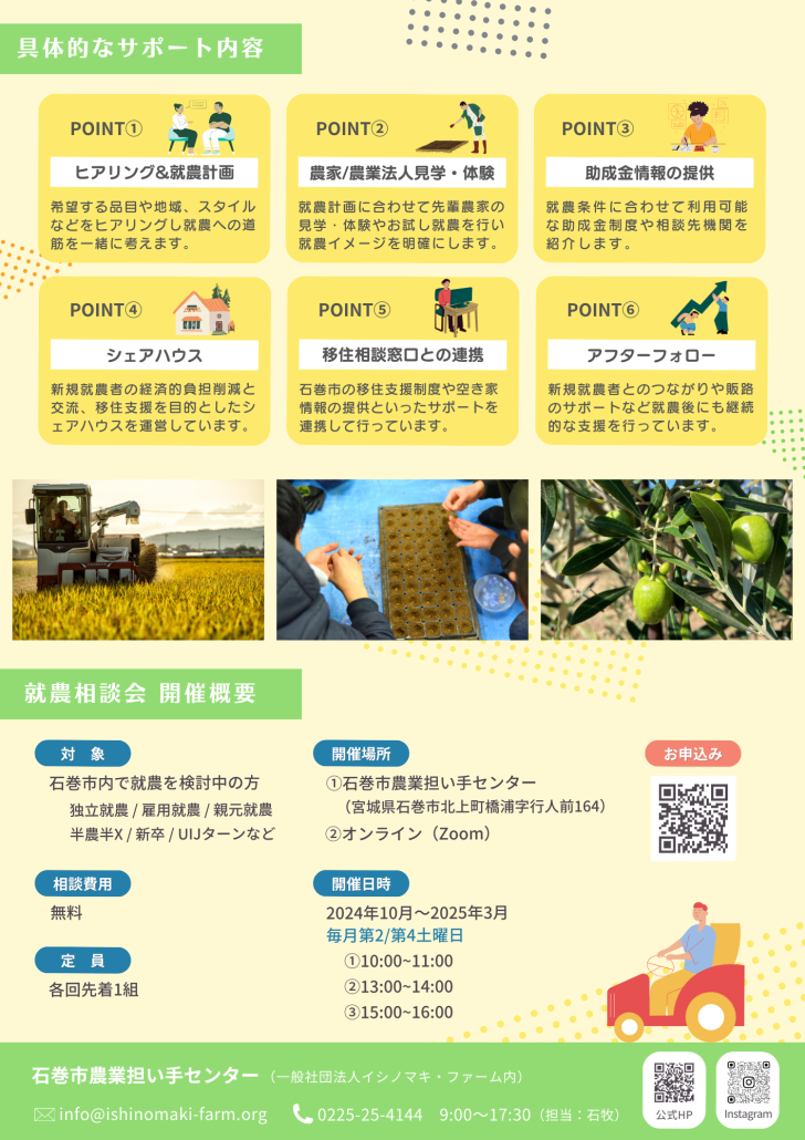 R6下半期就農相談会裏