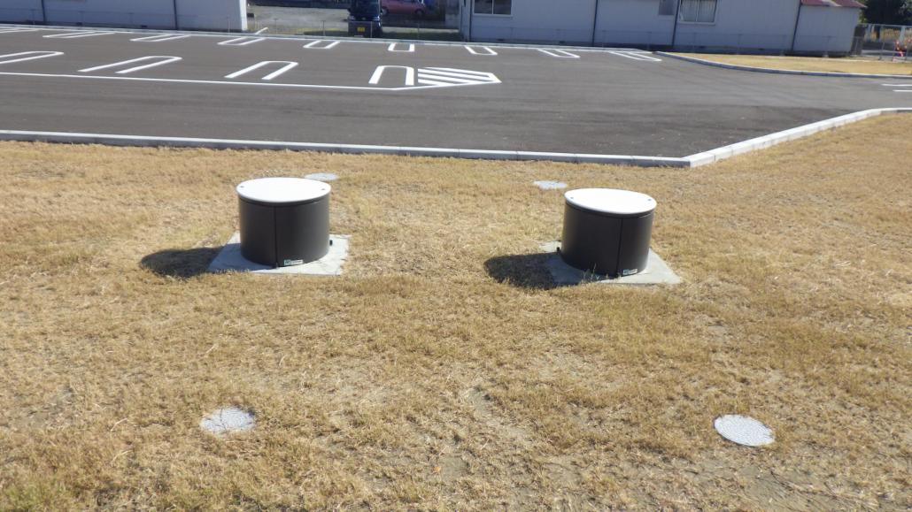 マンホールトイレ2基