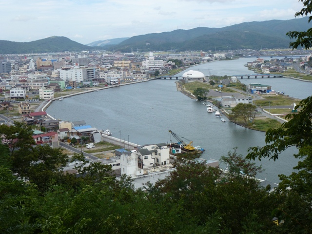 日和山から見た中瀬