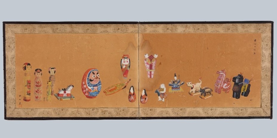 杉山寿栄男が描いた「東北の玩具」