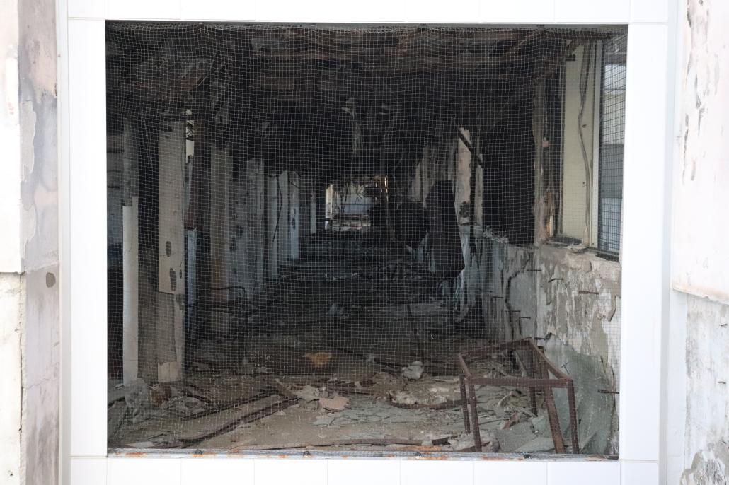 震災遺構門脇小学校3階の写真