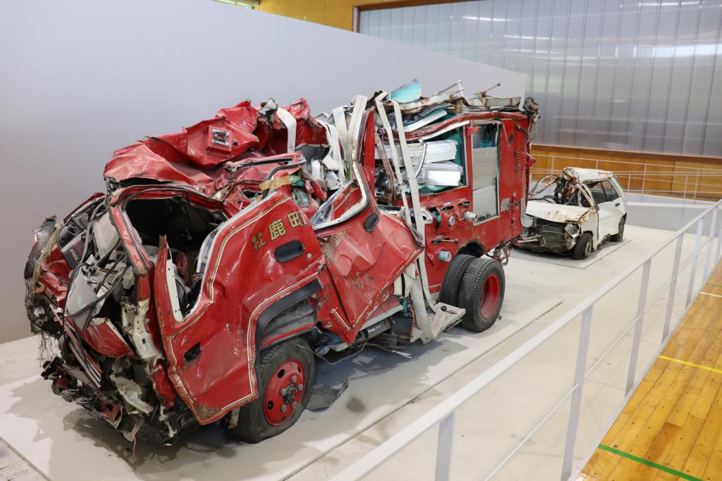 被災車両の写真