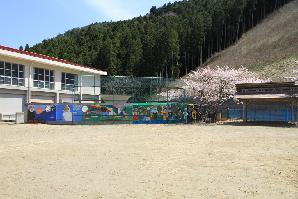 Indoor Gymnasium (Left) and Outdoor Stage