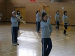 鼓笛隊の引継ぎの様子2の画像