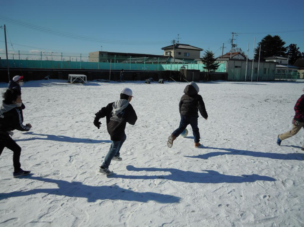 1月19日のひとコマ6　校庭