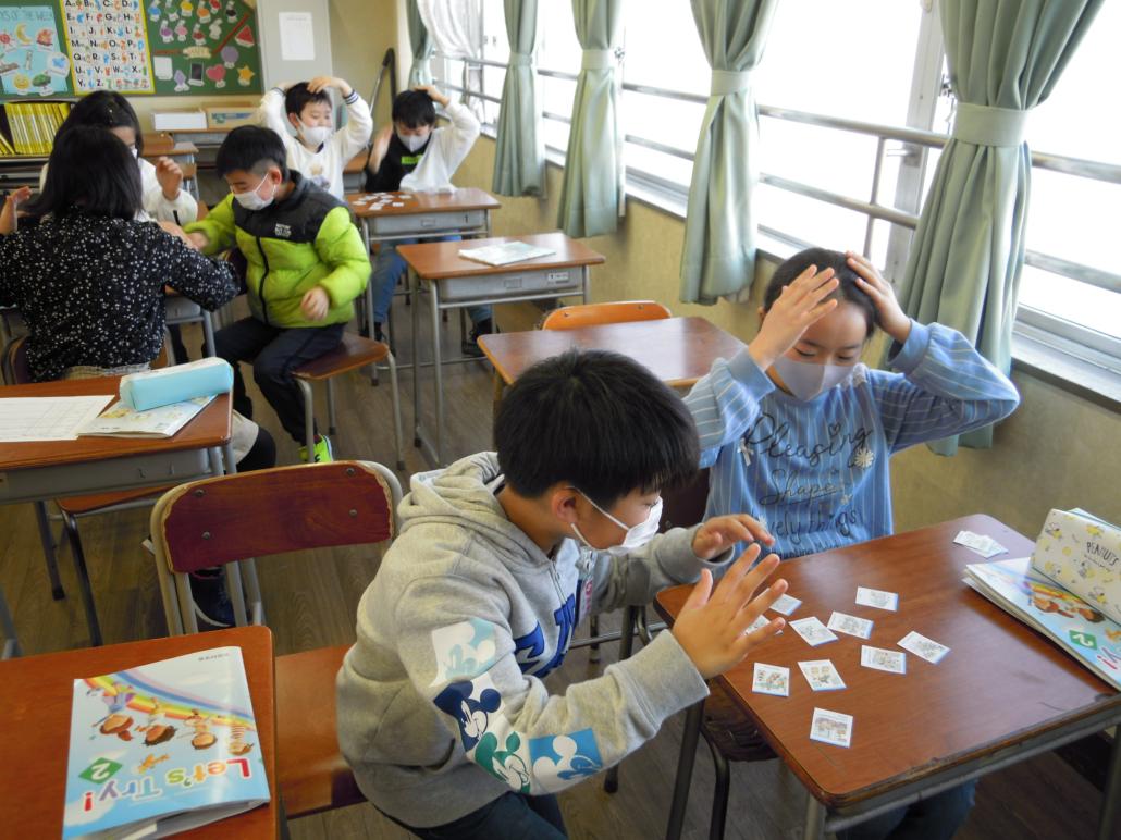 1月25日のひとコマ6 4年外国語