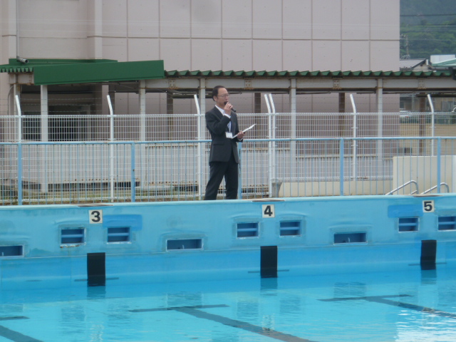 令和元年度 プール開き 石巻市立渡波小学校