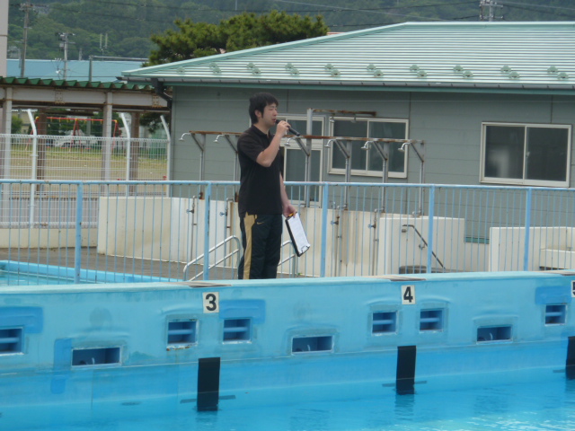 令和元年度 プール開き 石巻市立渡波小学校