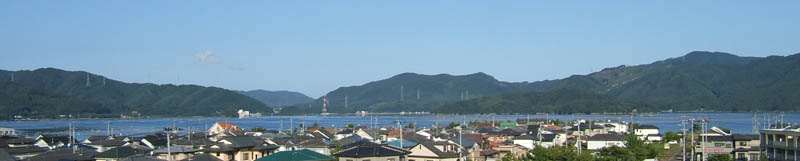 万石浦全景