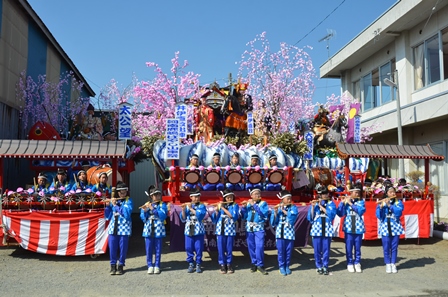 晴天の鹿嶋山車祭りの画像