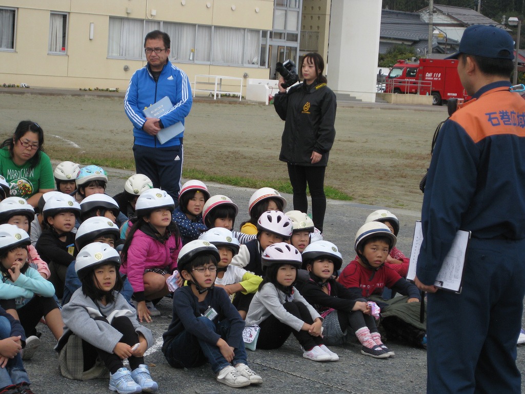 ＜避難訓練＞すばやく避難できましたの画像