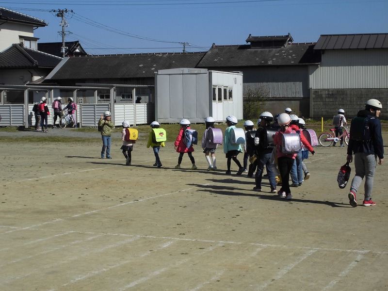 下校開始の画像