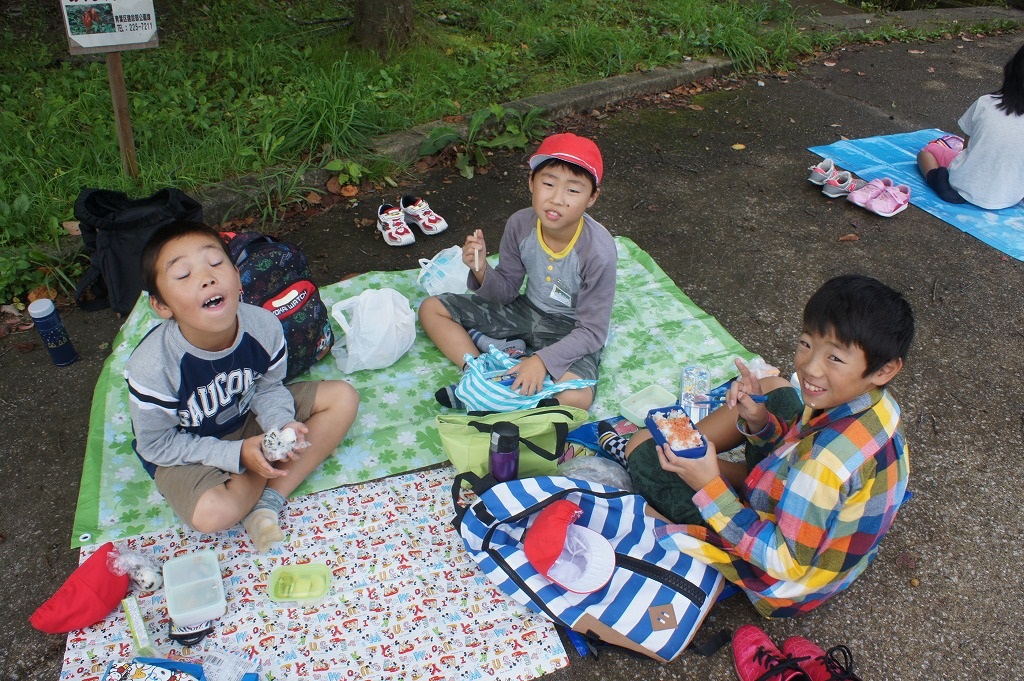 台原森林公園でお弁当の画像