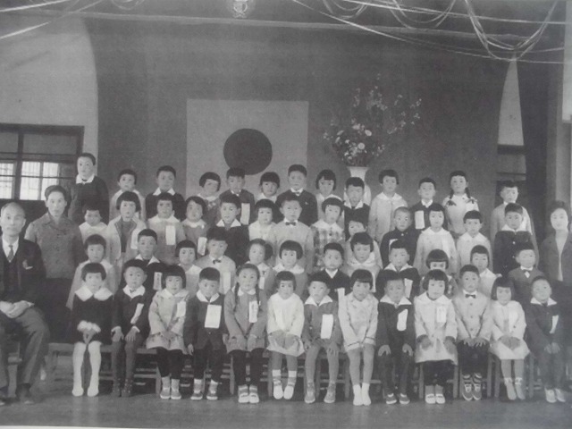 昭和30年代の入学式の画像