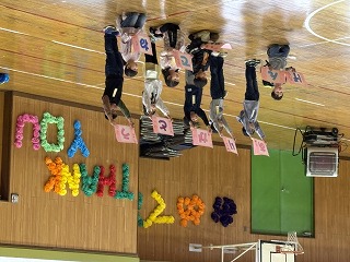 1年生、歌の発表