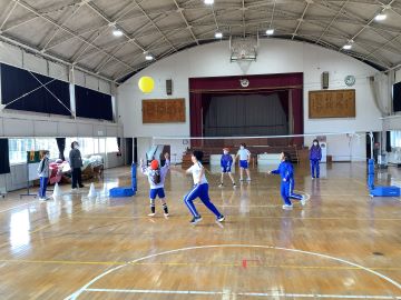 体育の授業の様子