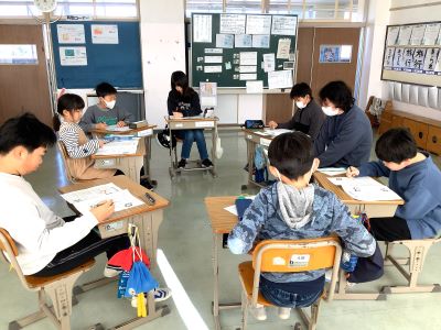 全校児童で学級活動