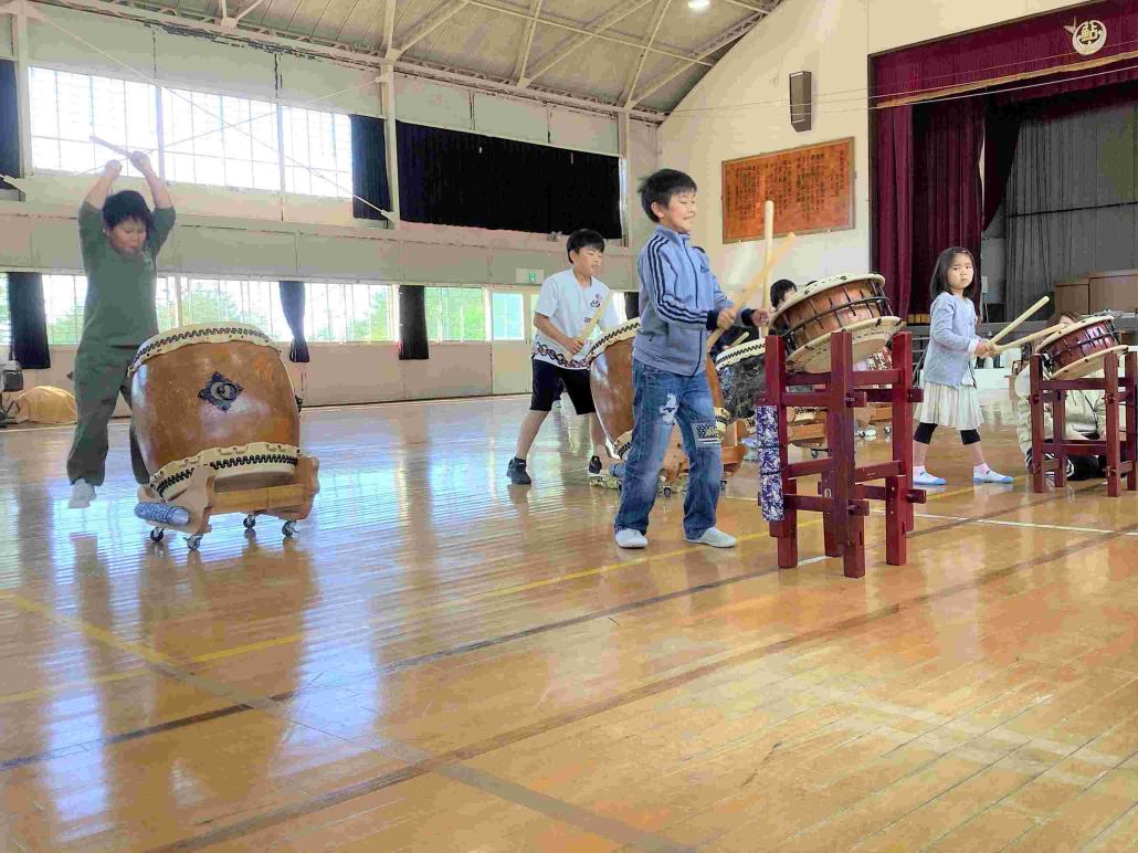 牡鹿銀鱗太鼓の練習3