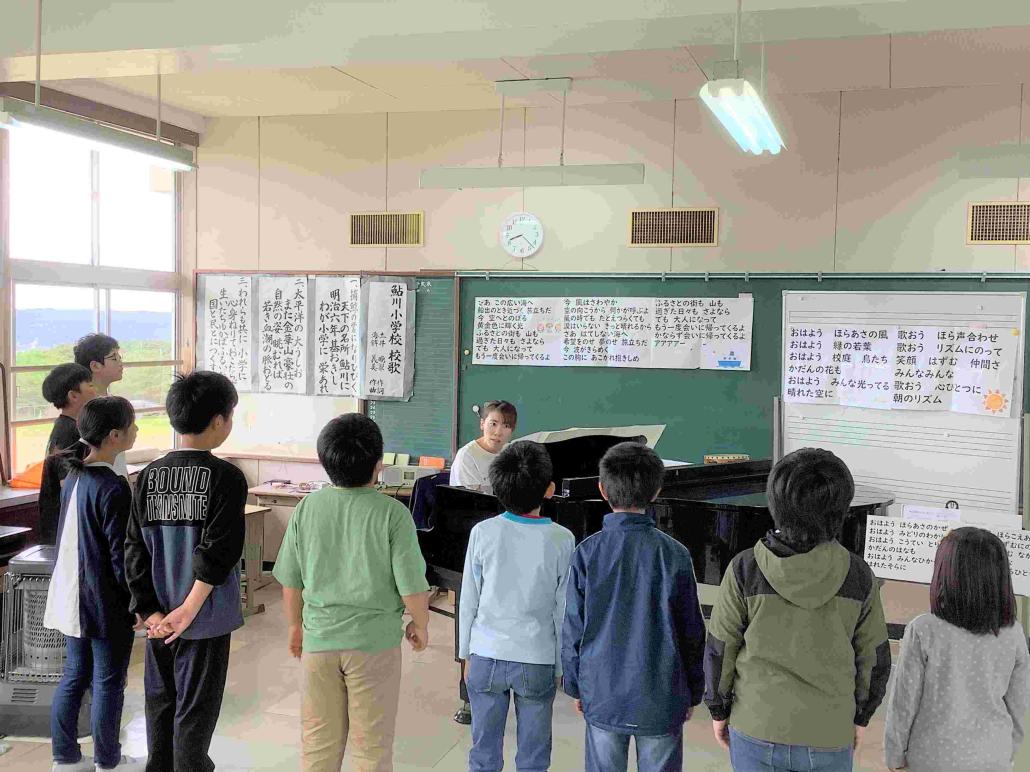 今年度初めての音楽集会2