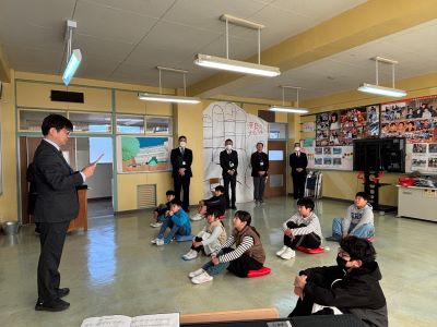 第3学期始業式の様子1