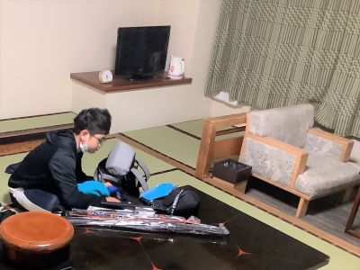 ホテルの部屋
