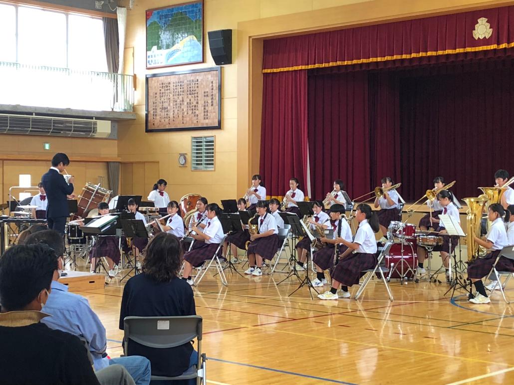 学校から 石巻市立万石浦中学校